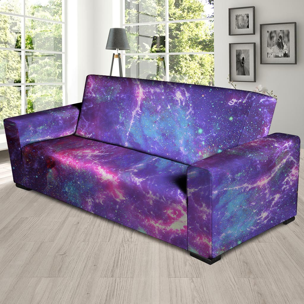 Nebula Galaxy Space Sofa Cover-grizzshop