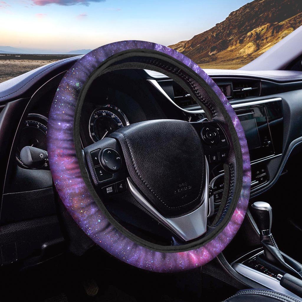 Nebula Galaxy Space Steering Wheel Cover-grizzshop