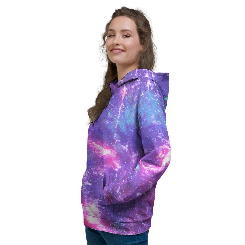 Nebula Galaxy Space Women's Hoodie-grizzshop