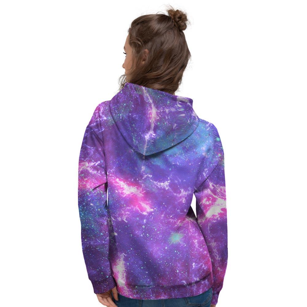 Nebula Galaxy Space Women's Hoodie-grizzshop