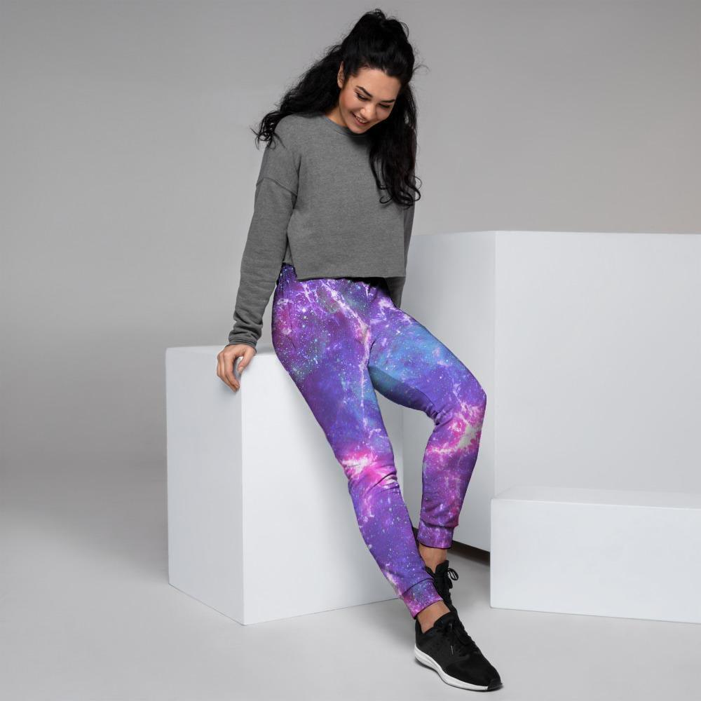 Nebula Galaxy Space Women's Joggers-grizzshop