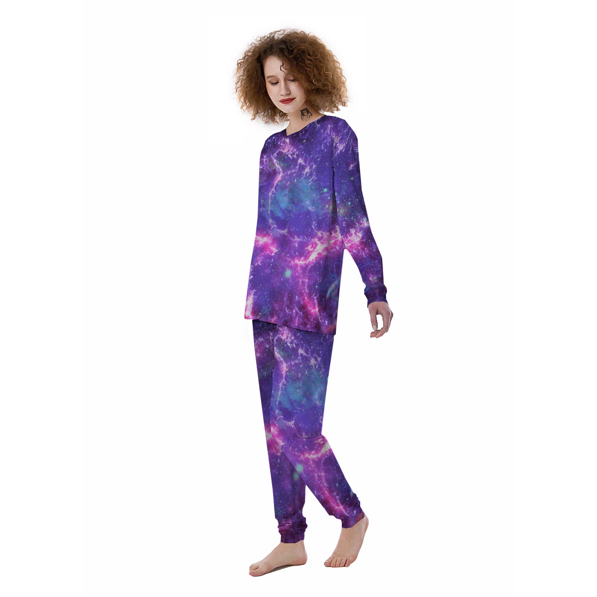 Nebula Galaxy Space Women's Pajamas-grizzshop