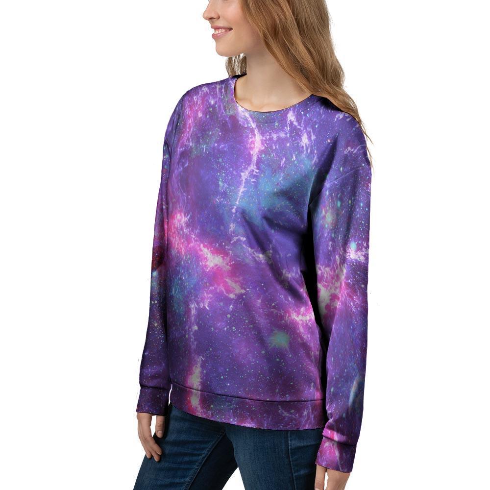 Nebula Galaxy Space Women's Sweatshirt-grizzshop