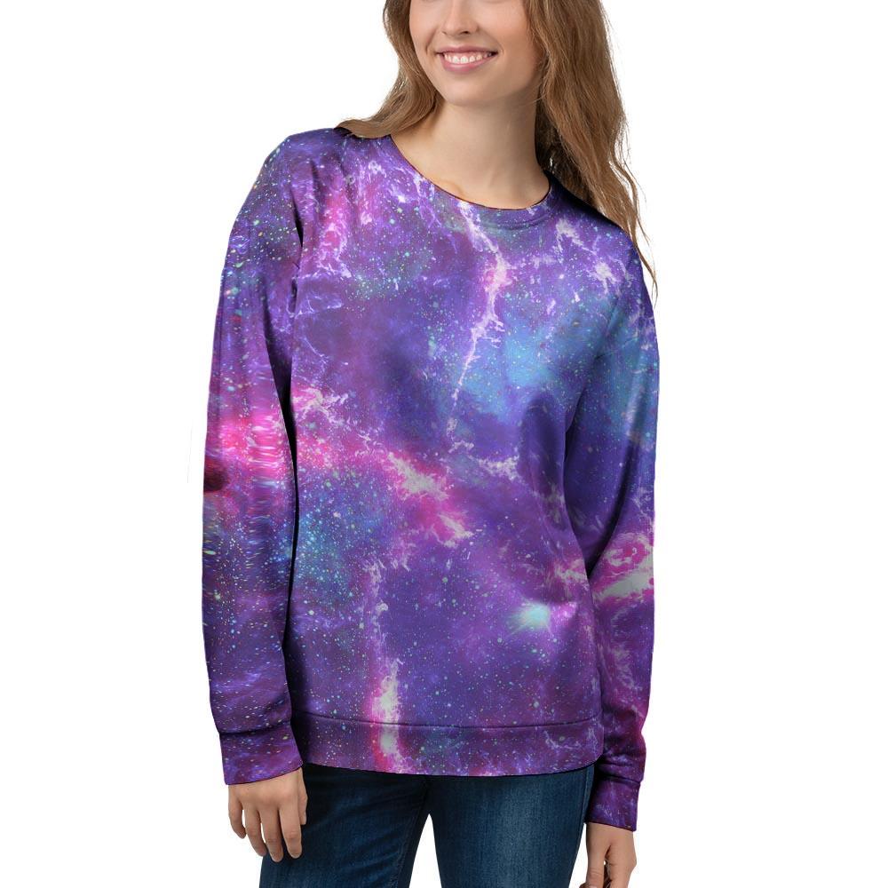 Nebula Galaxy Space Women's Sweatshirt-grizzshop