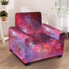 Nebula Red Galaxy Space Armchair Cover-grizzshop