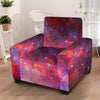 Nebula Red Galaxy Space Armchair Cover-grizzshop