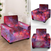 Nebula Red Galaxy Space Armchair Cover-grizzshop