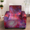 Nebula Red Galaxy Space Armchair Cover-grizzshop