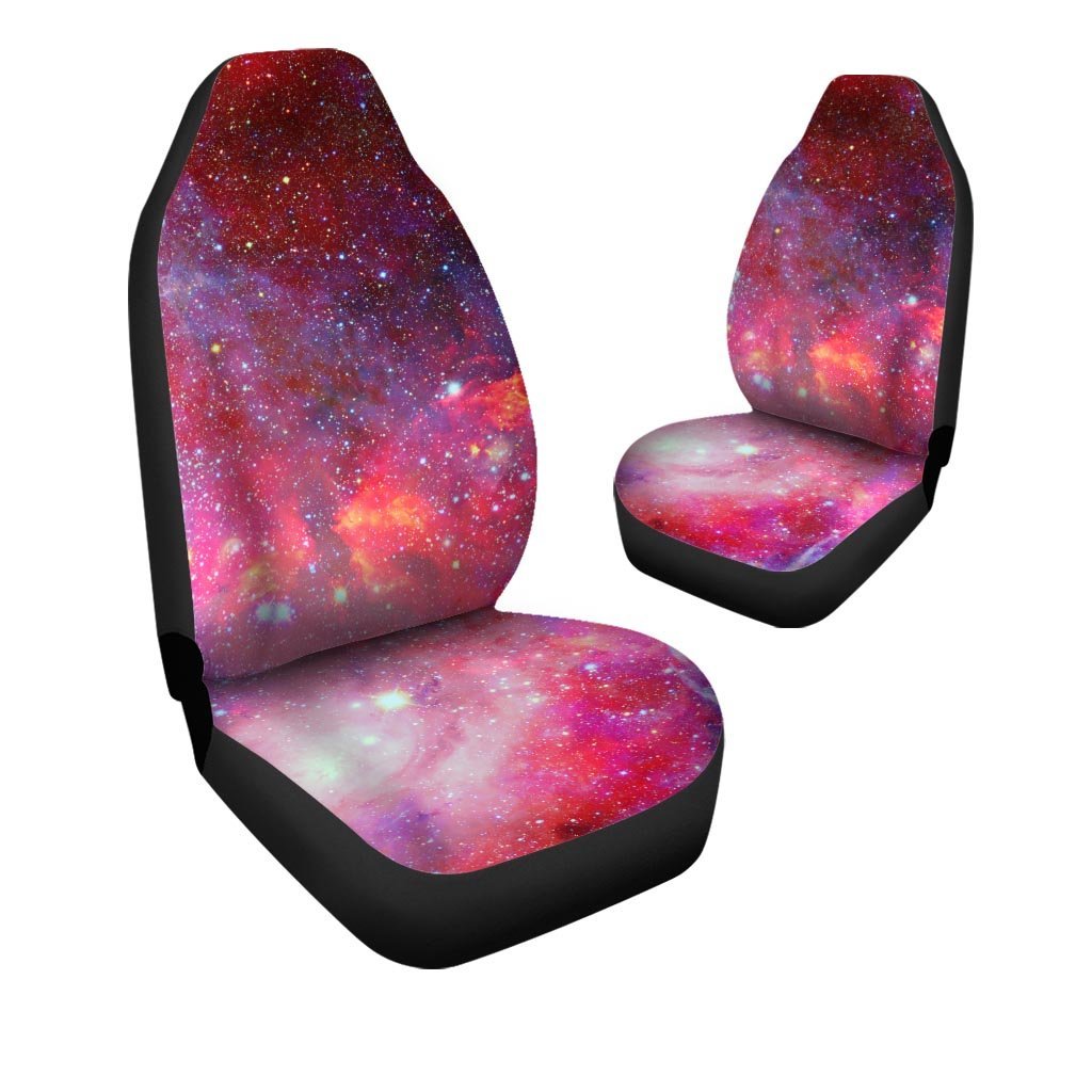 Nebula Red Galaxy Space Car Seat Covers-grizzshop