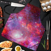 Nebula Red Galaxy Space Men's Apron-grizzshop