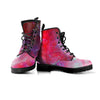 Nebula Red Galaxy Space Men's Boots-grizzshop