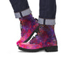 Nebula Red Galaxy Space Men's Boots-grizzshop