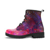 Nebula Red Galaxy Space Men's Boots-grizzshop