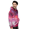 Load image into Gallery viewer, Nebula Red Galaxy Space Men&#39;s Hoodie-grizzshop