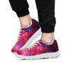 Nebula Red Galaxy Space Men's Sneakers-grizzshop