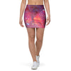 Nebula Red Galaxy Space Mini Skirt-grizzshop