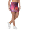 Nebula Red Galaxy Space Mini Skirt-grizzshop