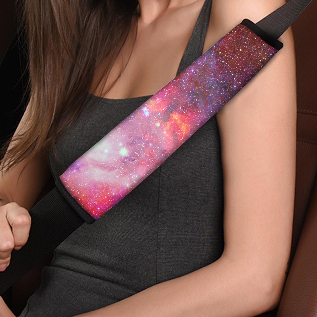 Nebula Red Galaxy Space Seat Belt Cover-grizzshop