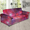 Nebula Red Galaxy Space Sofa Cover-grizzshop