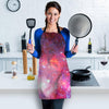 Nebula Red Galaxy Space Women's Apron-grizzshop