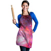 Nebula Red Galaxy Space Women's Apron-grizzshop