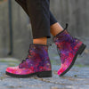 Nebula Red Galaxy Space Women's Boots-grizzshop