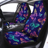 Neon Butterfly Print Car Seat Covers-grizzshop