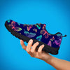 Neon Butterfly Print Men's Sneakers-grizzshop