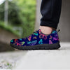 Neon Butterfly Print Men's Sneakers-grizzshop