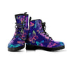 Neon Butterfly Print Women's Boots-grizzshop