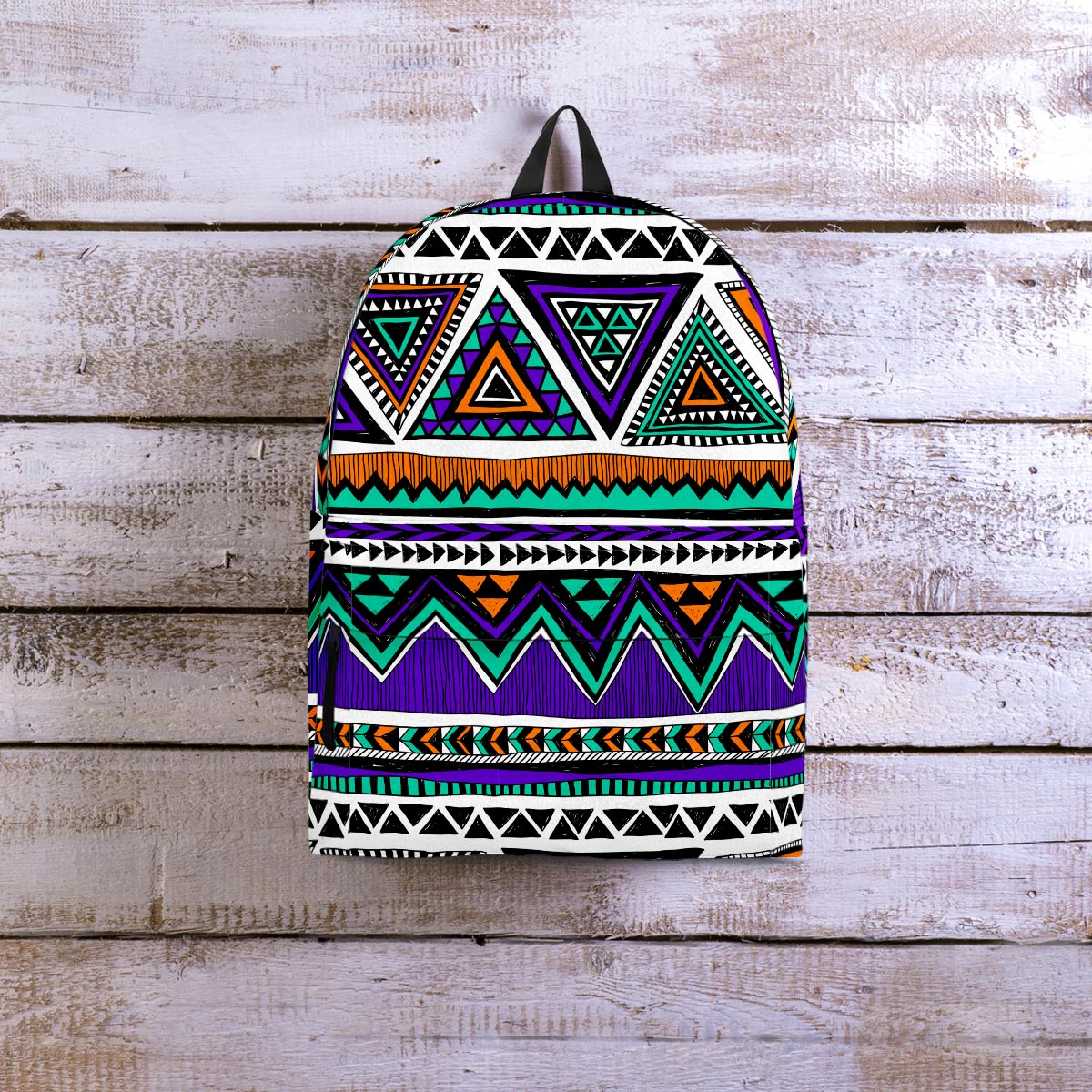 Neon Color Indian Aztec Doodle Backpack-grizzshop