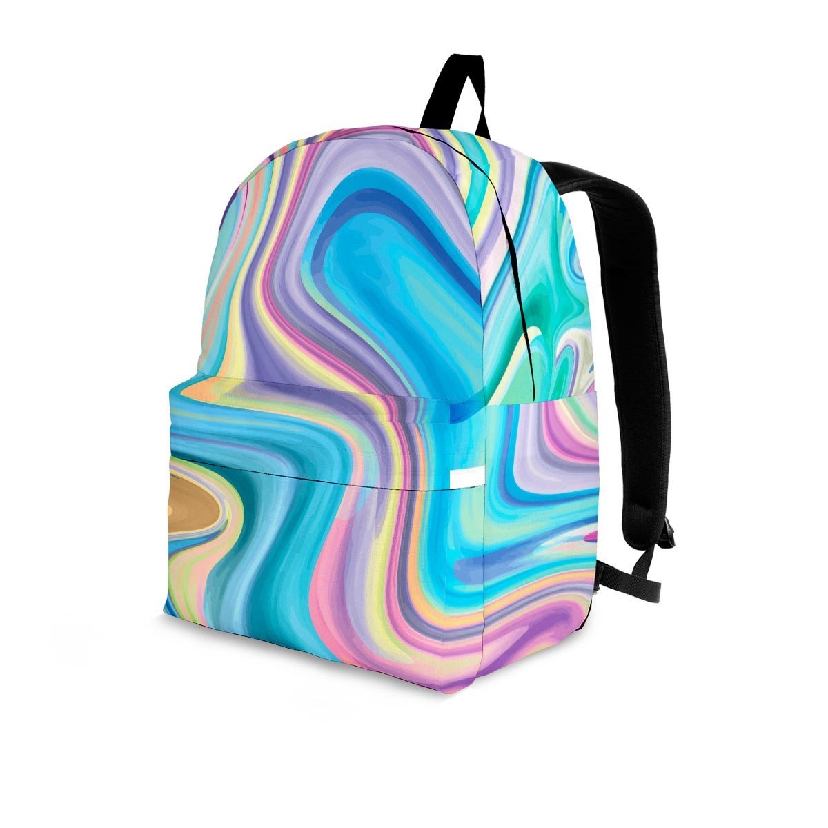 Neon Color Marble Backpack-grizzshop