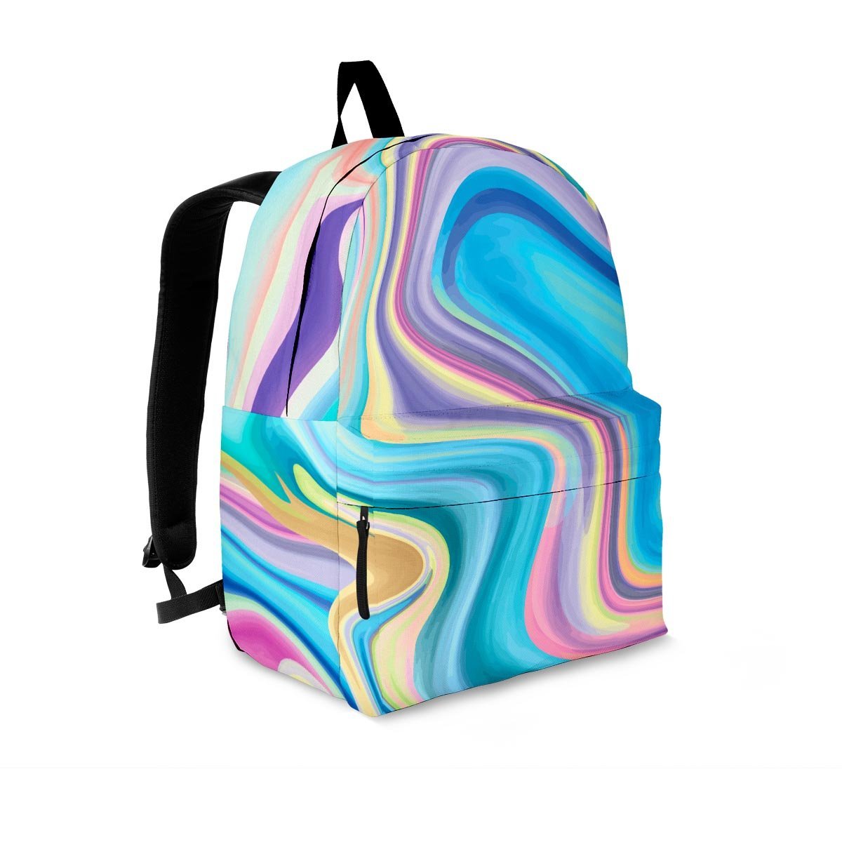 Neon Color Marble Backpack-grizzshop