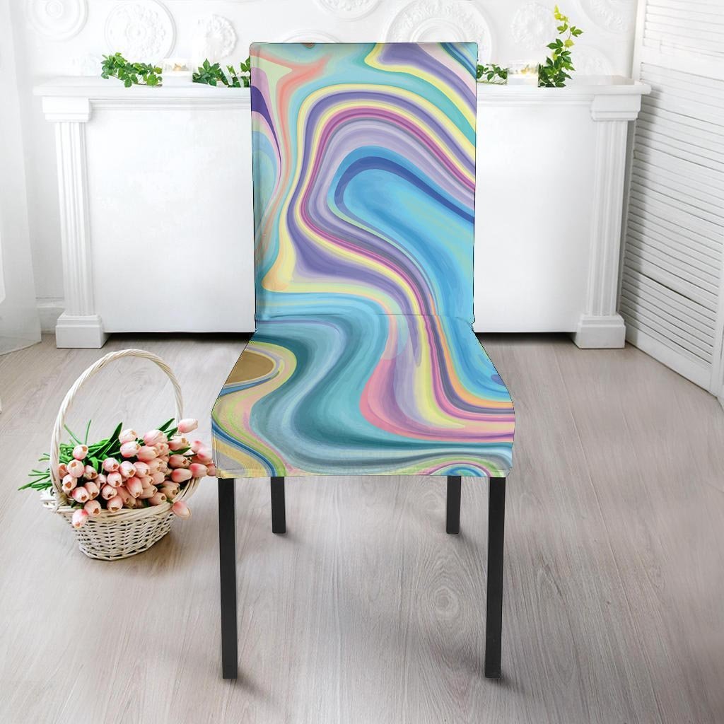 Neon Color Marble Chair Cover-grizzshop