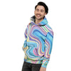 Load image into Gallery viewer, Neon Color Marble Men&#39;s Hoodie-grizzshop