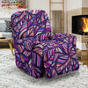 Neon Floral Tropical Hawaiian Palm Leaves Pattern Print Recliner Cover-grizzshop