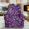 Neon Floral Tropical Hawaiian Palm Leaves Pattern Print Recliner Cover-grizzshop