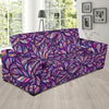 Neon Floral Tropical Hawaiian Palm Leaves Pattern Print Sofa Covers-grizzshop