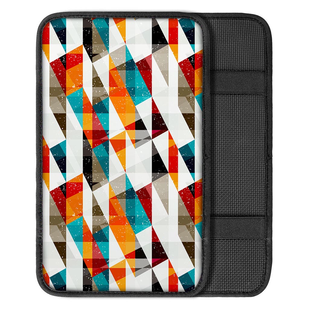 Neon Geometric Car Console Cover-grizzshop