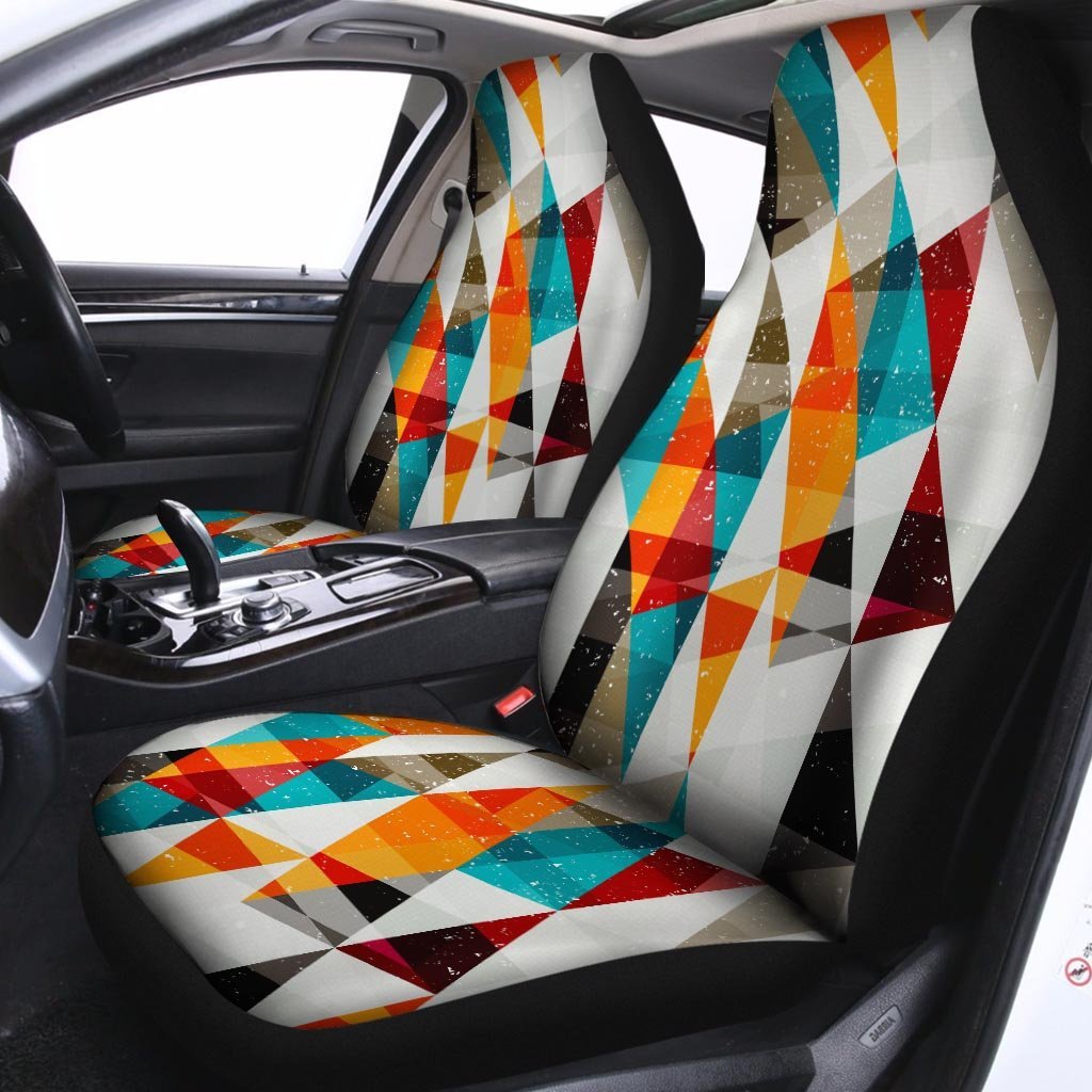 Neon Geometric Car Seat Covers-grizzshop