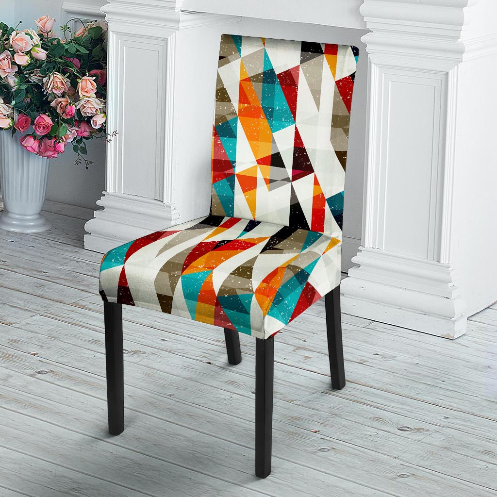 Neon Geometric Chair Cover-grizzshop