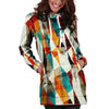 Neon Geometric Hoodie Dress-grizzshop