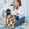 Neon Geometric Laundry Basket-grizzshop