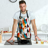 Neon Geometric Men's Apron-grizzshop