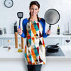 Neon Geometric Women's Apron-grizzshop