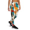 Neon Geometric Women's Joggers-grizzshop