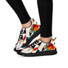 Neon Geometric Women's Sneakers-grizzshop