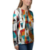 Neon Geometric Women's Sweatshirt-grizzshop