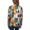 Neon Geometric Women's Sweatshirt-grizzshop