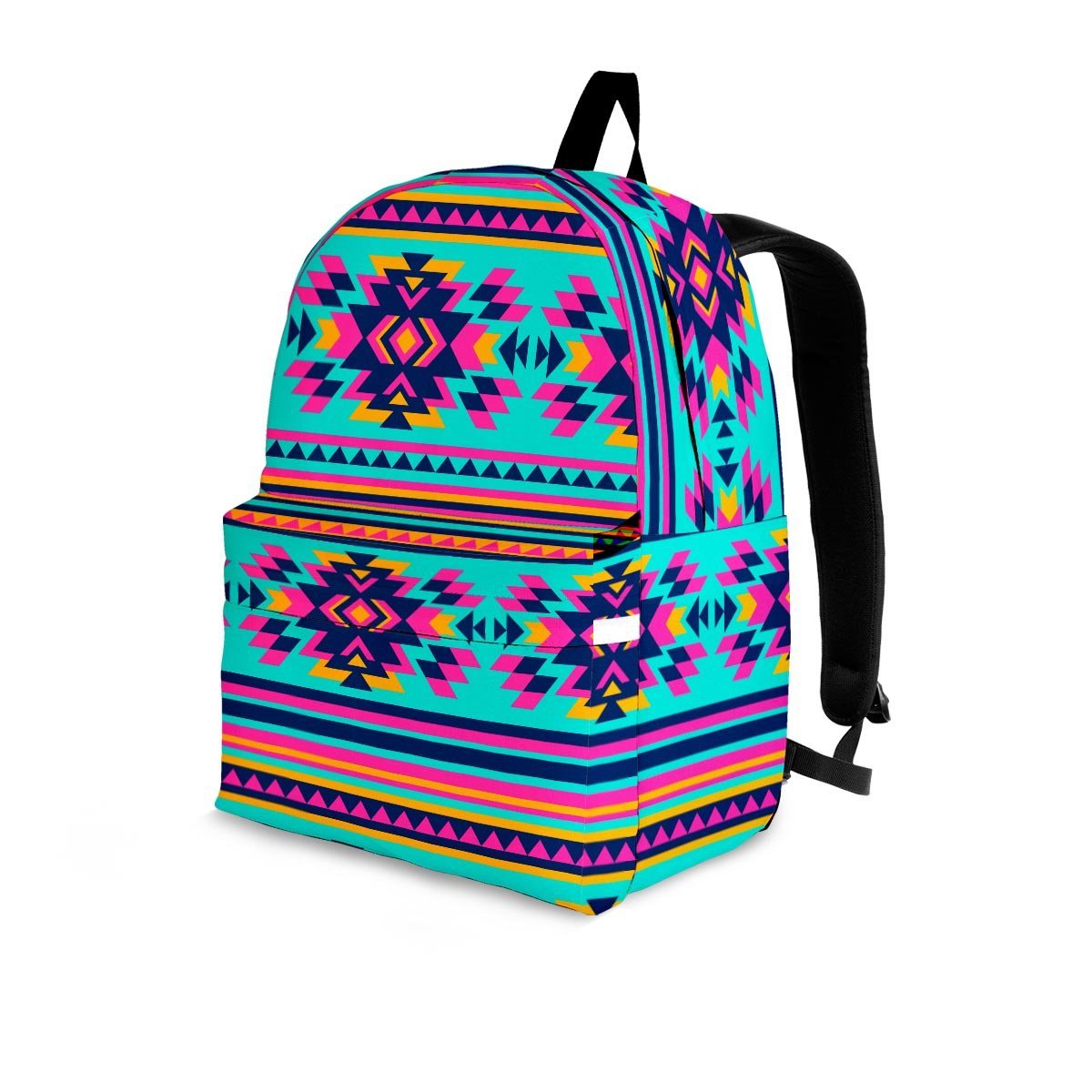 Neon Indian Aztec Abstract Art Print Backpack-grizzshop